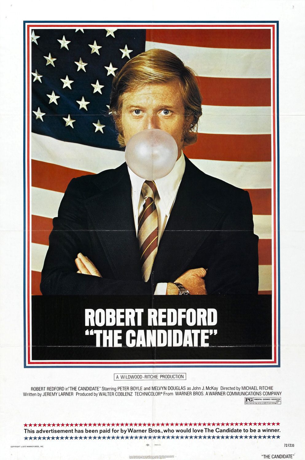 Extra Large Movie Poster Image for The Candidate 