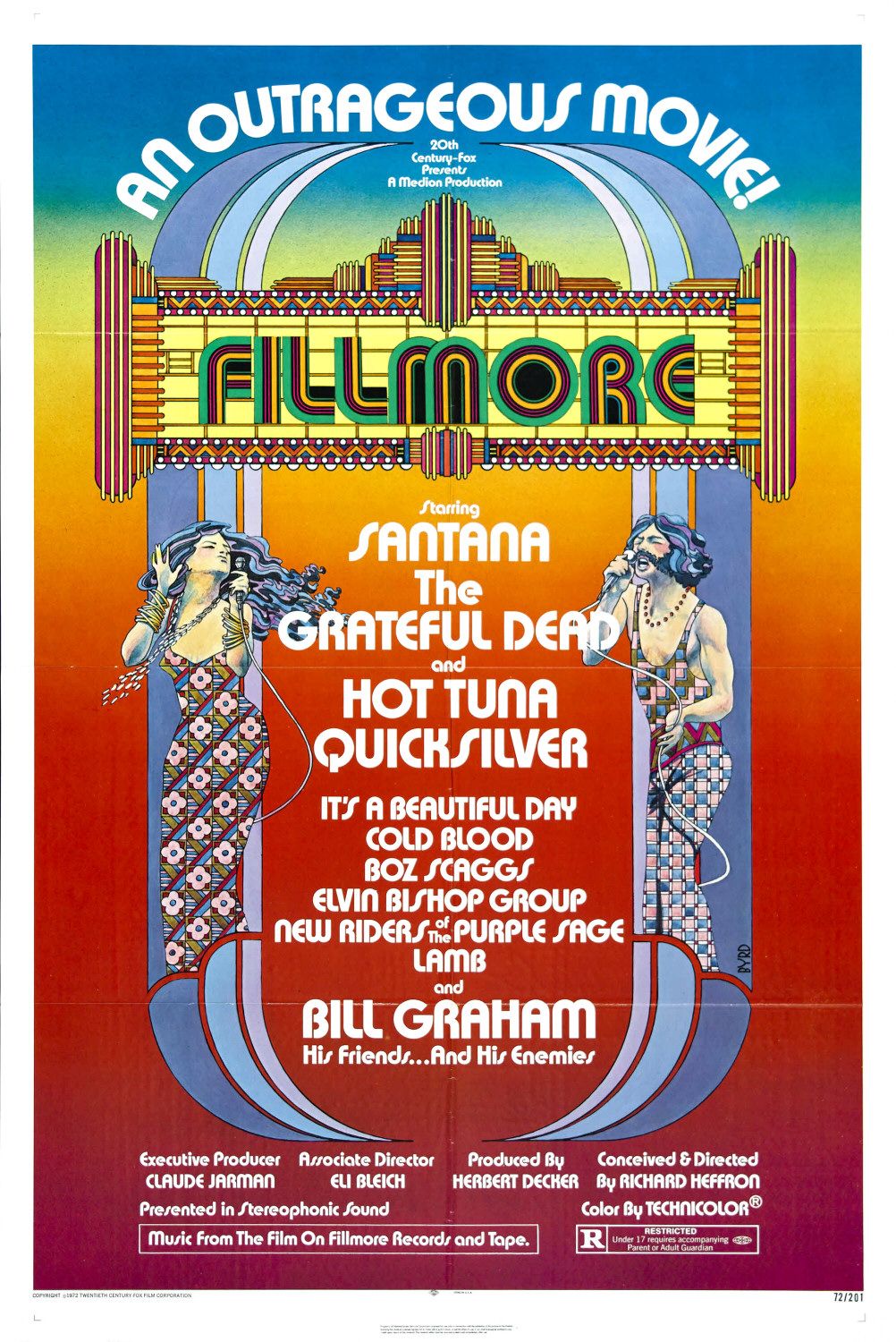 Extra Large Movie Poster Image for Fillmore 