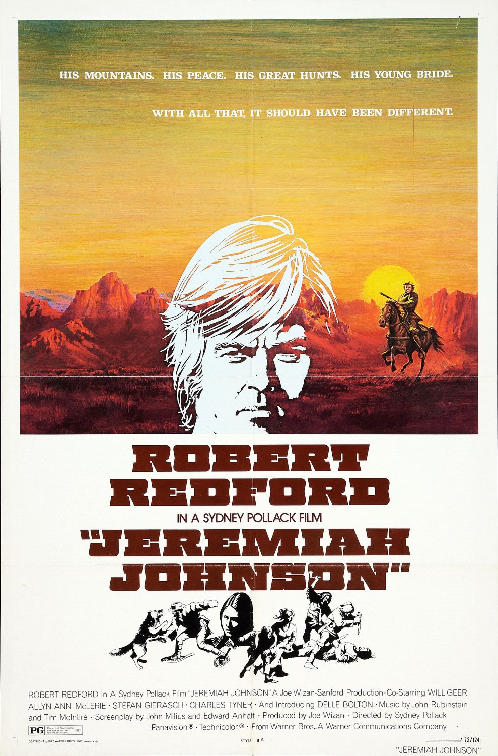 Extra Large Movie Poster Image for Jeremiah Johnson (#1 of 4)