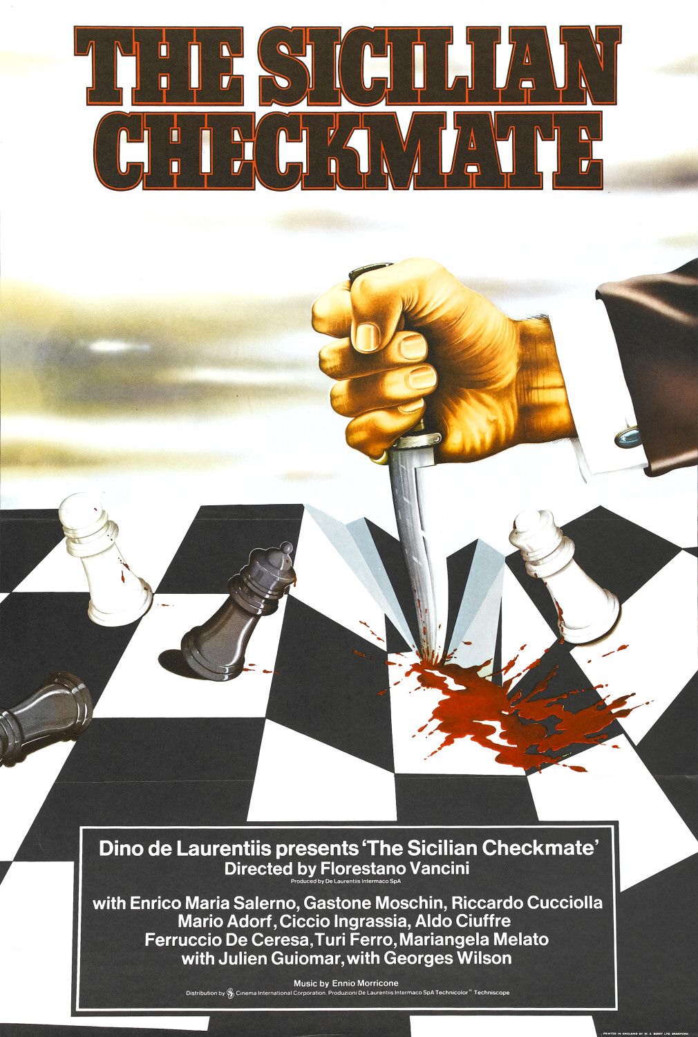 Extra Large Movie Poster Image for The Sicilian Checkmate 
