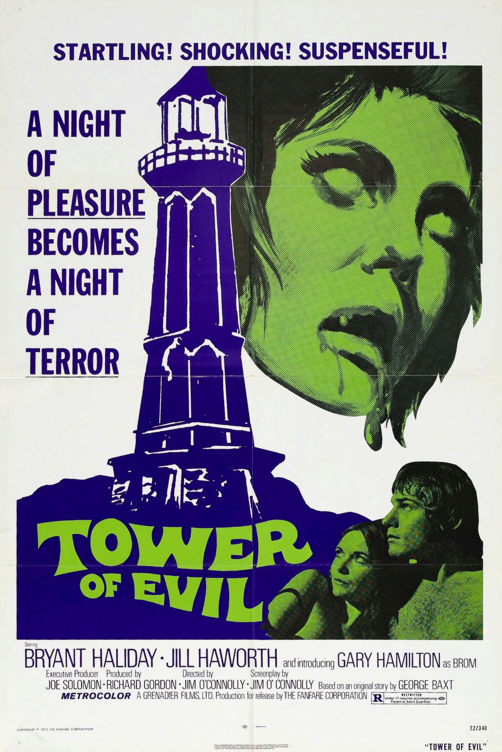 Extra Large Movie Poster Image for Tower of Evil 