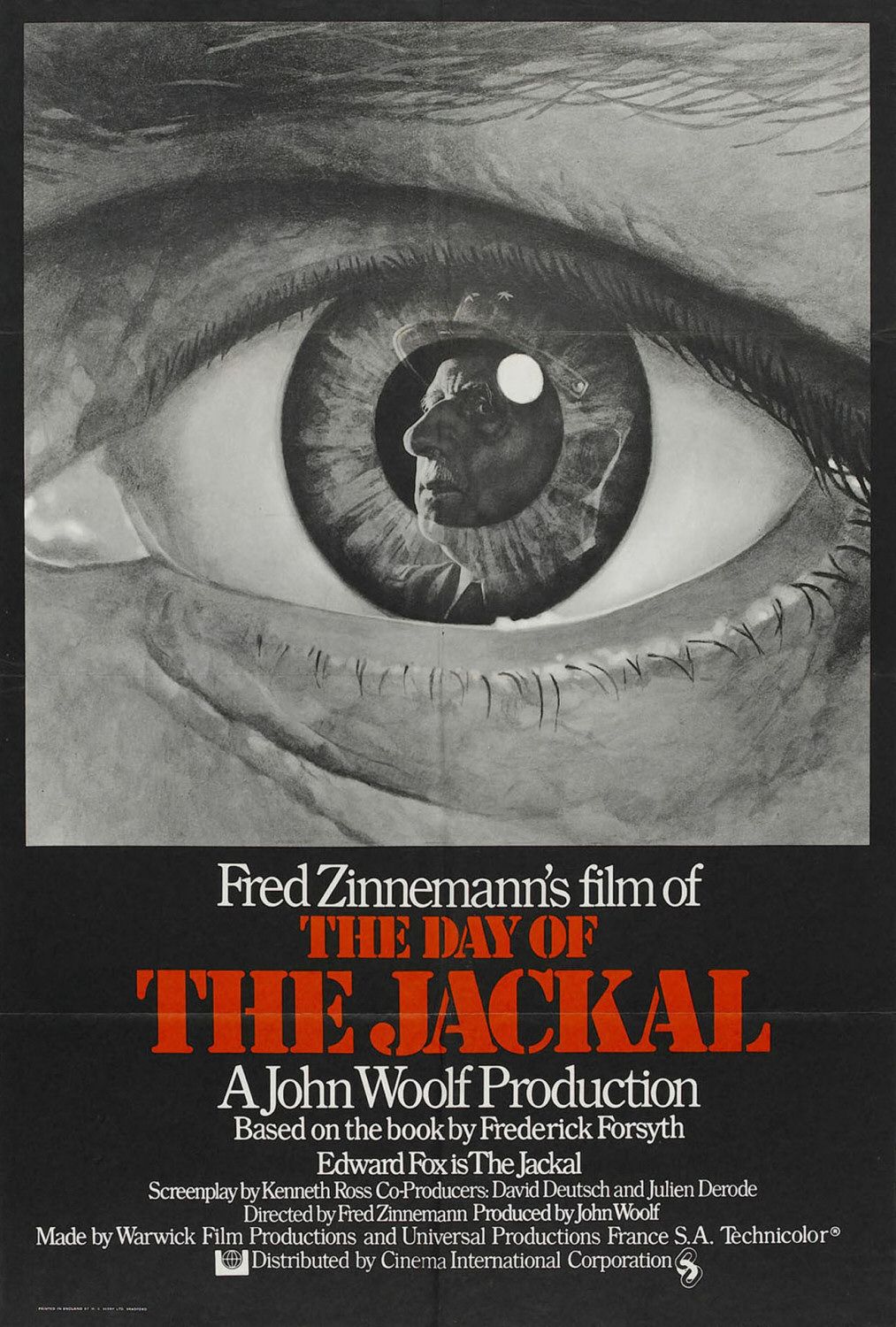 Extra Large Movie Poster Image for The Day of the Jackal (#2 of 5)