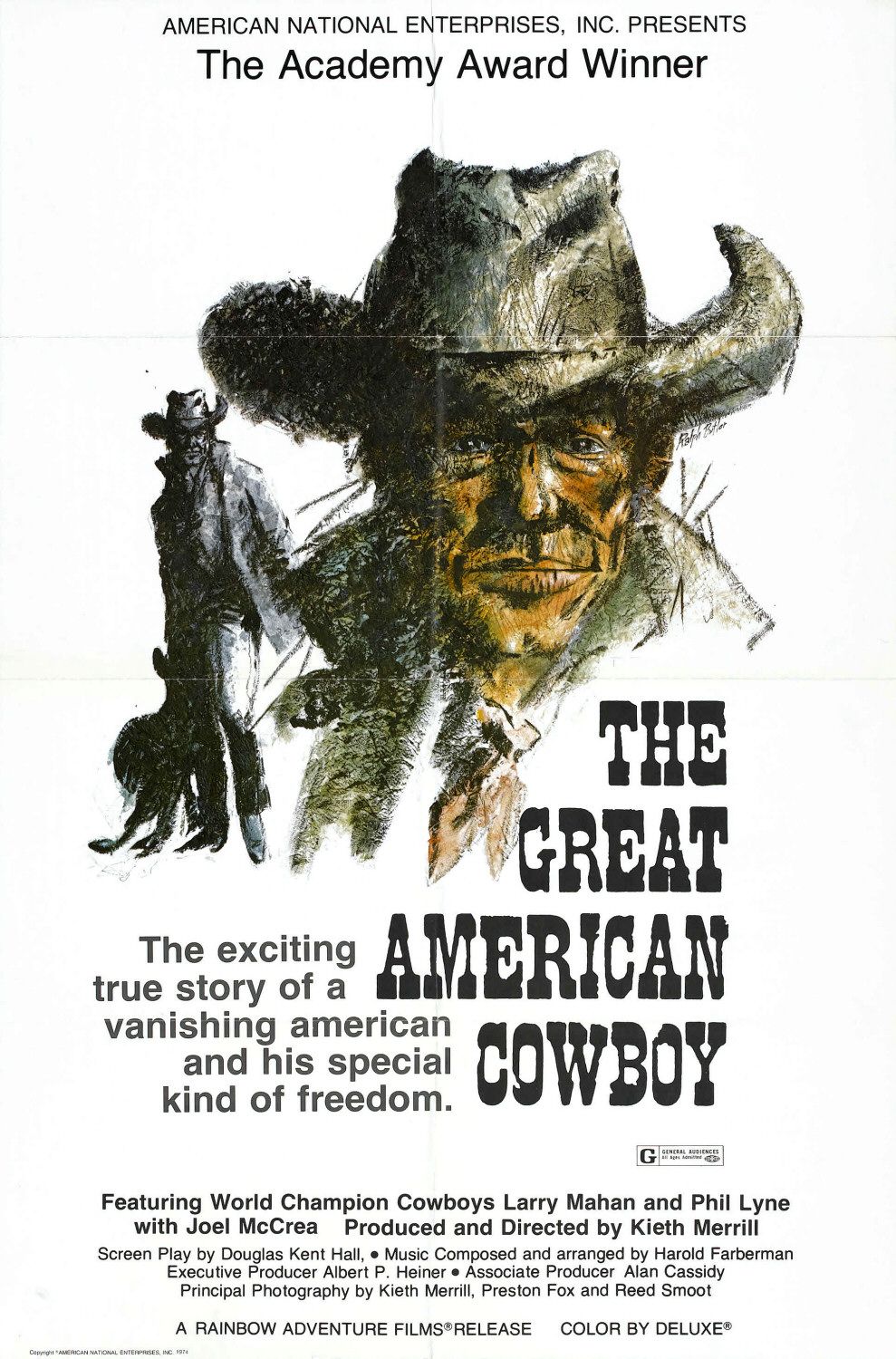 Extra Large Movie Poster Image for The Great American Cowboy (#2 of 2)