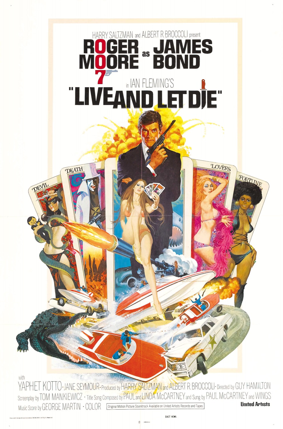 Extra Large Movie Poster Image for Live and Let Die (#2 of 3)