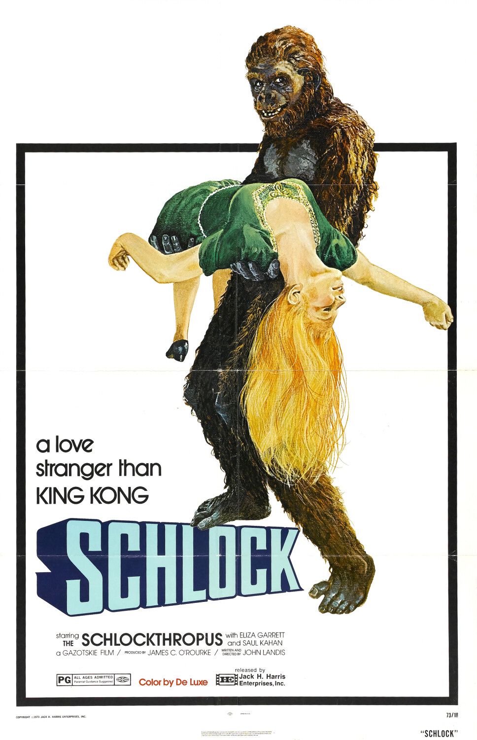 Extra Large Movie Poster Image for Schlock 