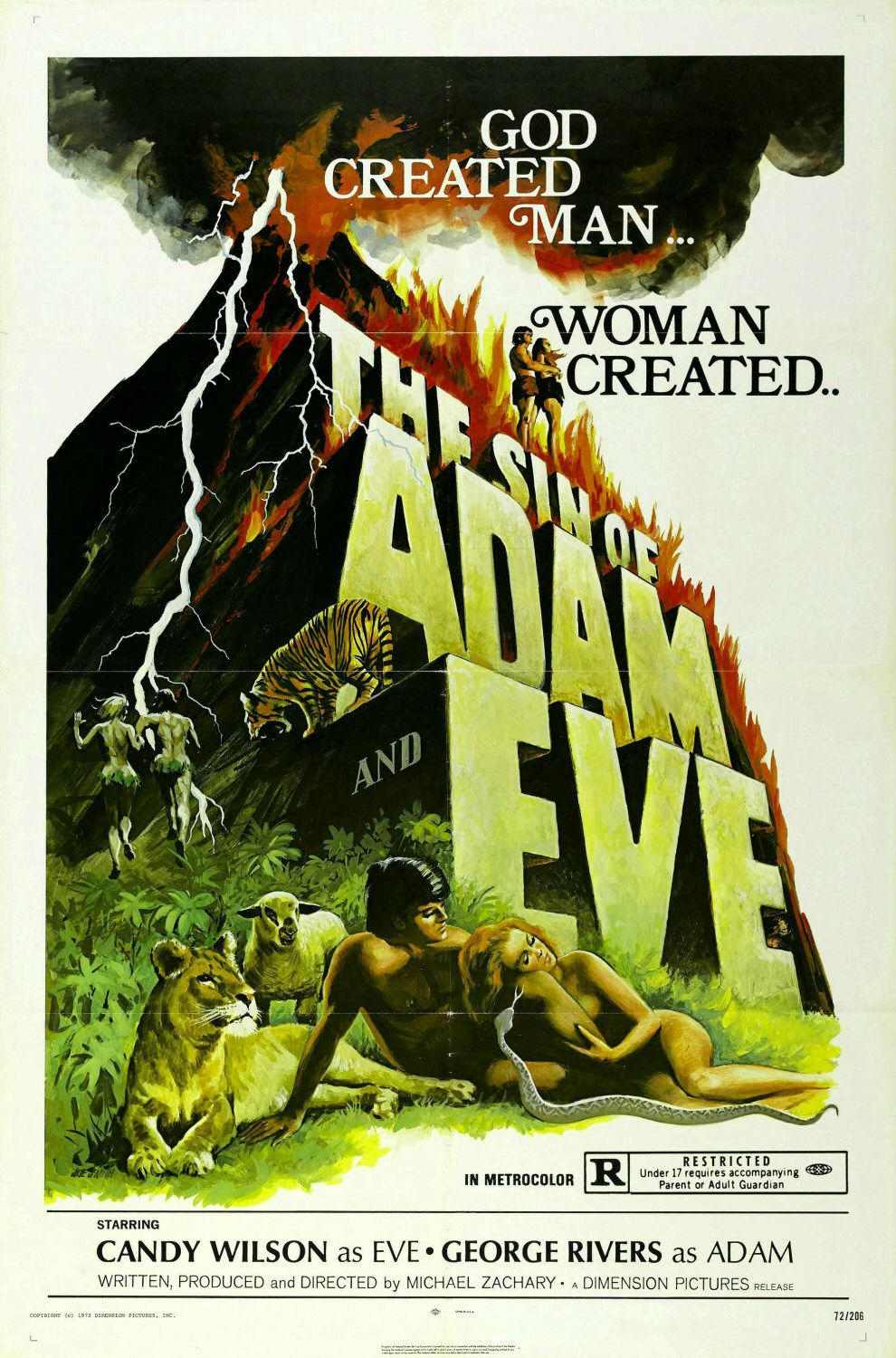 Extra Large Movie Poster Image for The Sin of Adam and Eve 