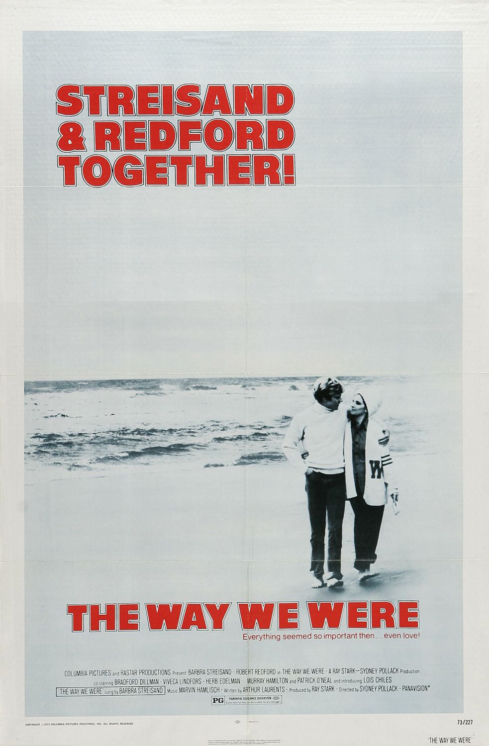 Extra Large Movie Poster Image for The Way We Were 