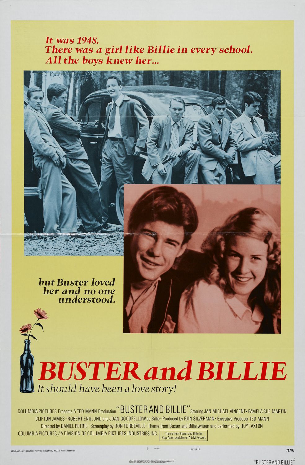 Extra Large Movie Poster Image for Buster and Billie (#2 of 2)