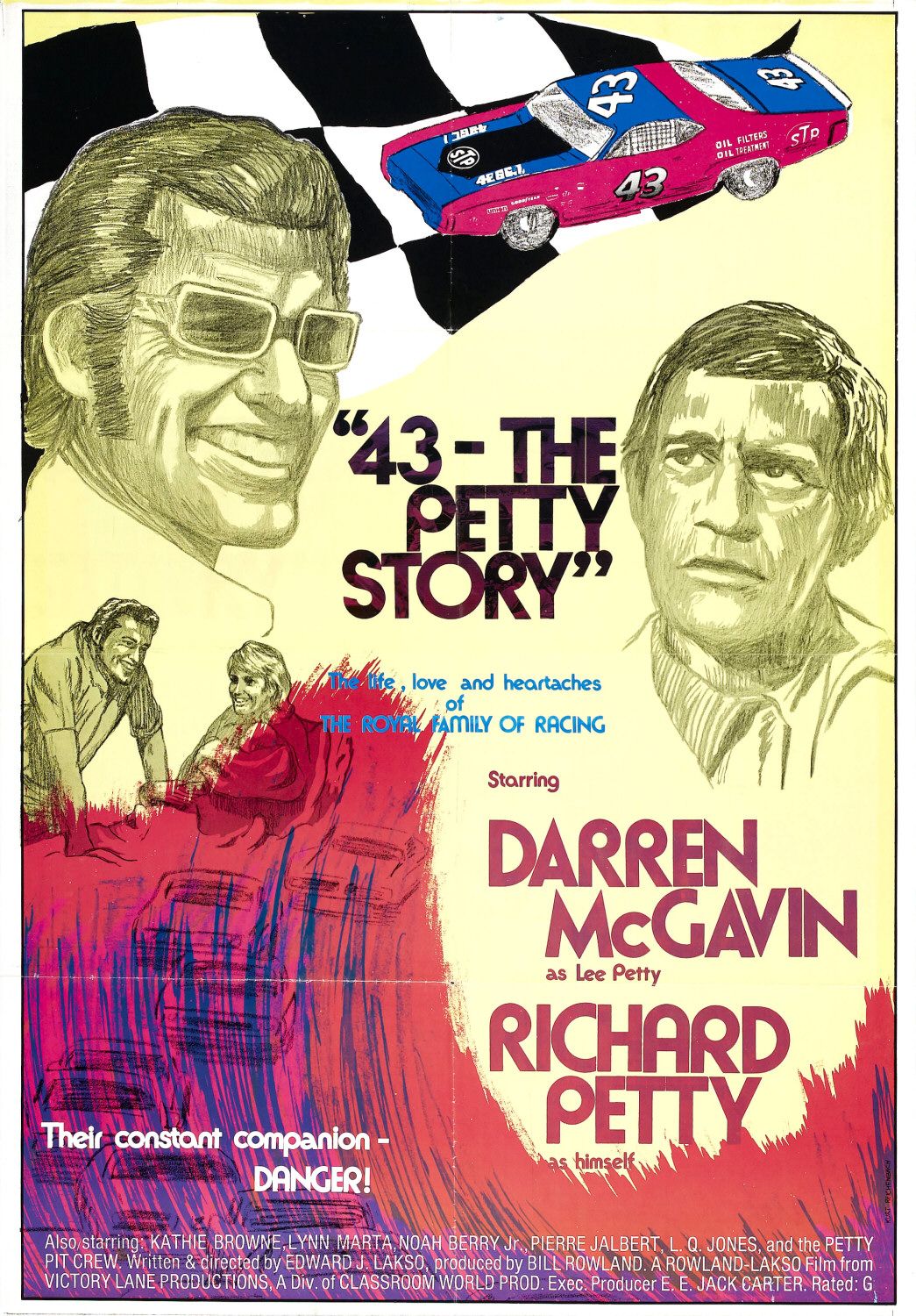 Extra Large Movie Poster Image for 43: The Richard Petty Story (#1 of 2)