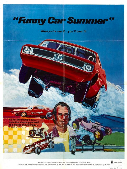 Funny Car Summer Movie Poster
