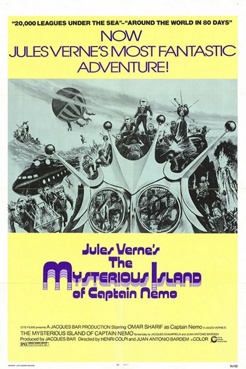 Jules Verne's Mysterious Island of Captain Nemo Movie Poster
