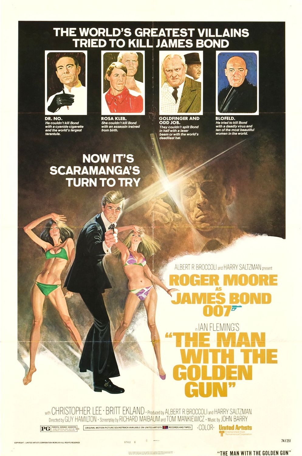 Extra Large Movie Poster Image for The Man With the Golden Gun (#2 of 4)