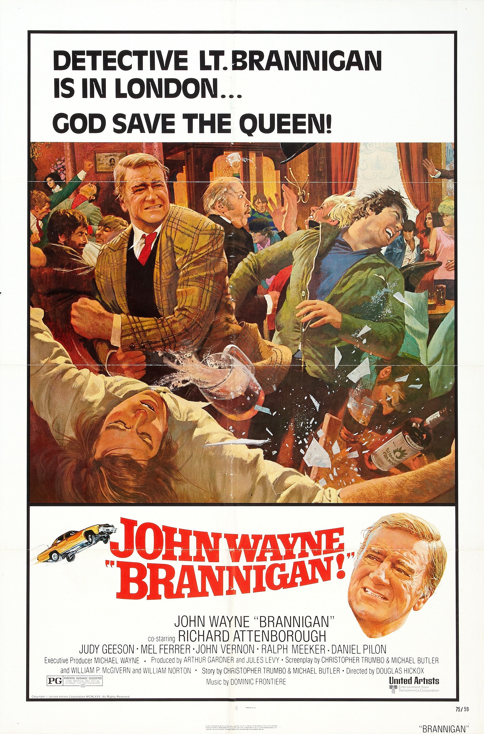 Mega Sized Movie Poster Image for Brannigan (#1 of 4)