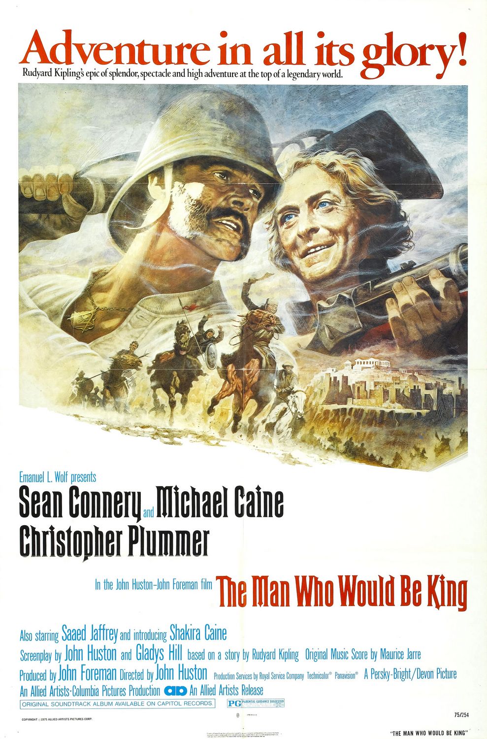 Extra Large Movie Poster Image for The Man Who Would Be King 