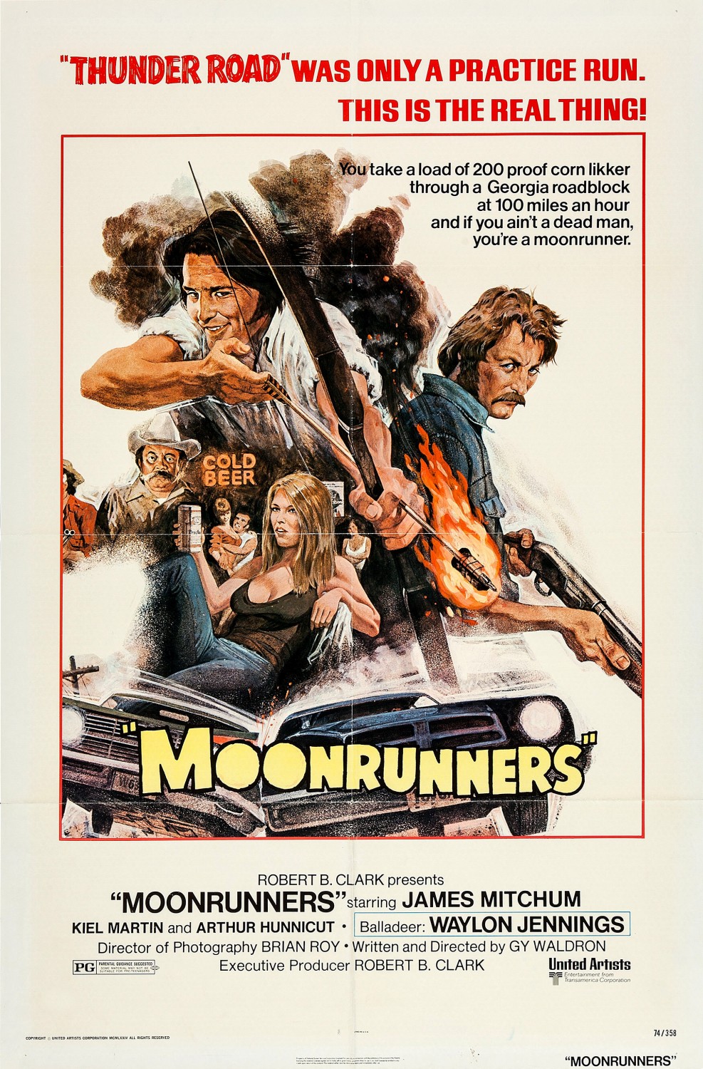 Extra Large Movie Poster Image for Moonrunners 