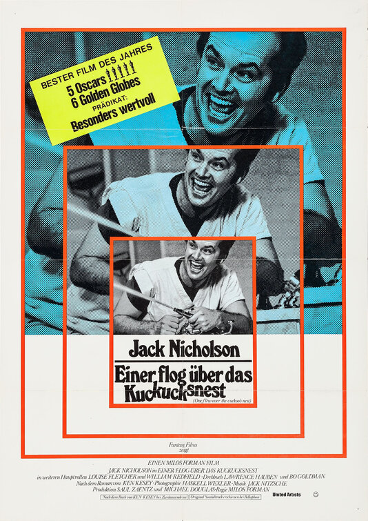 One Flew Over the Cuckoo's Nest Movie Poster