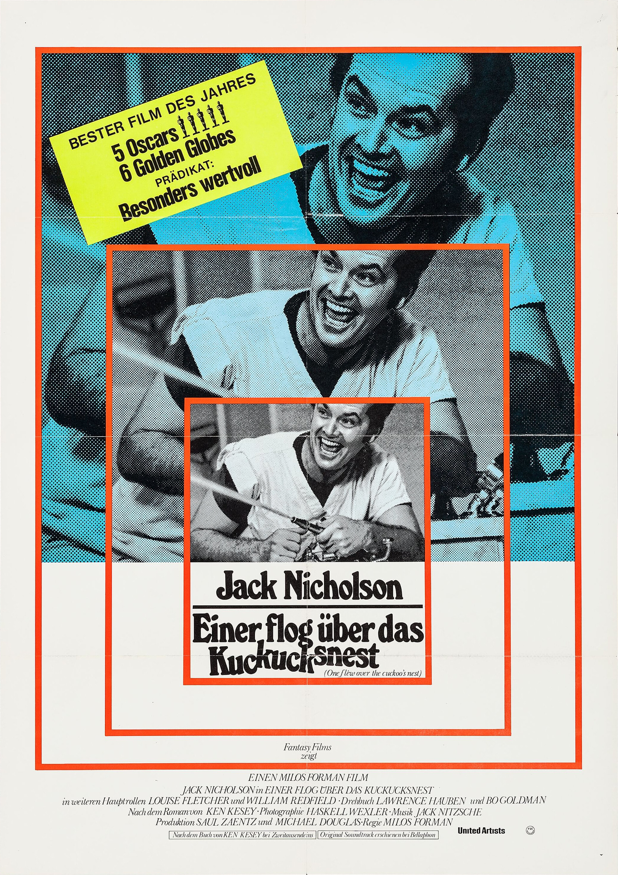 Mega Sized Movie Poster Image for One Flew Over the Cuckoo's Nest (#11 of 13)