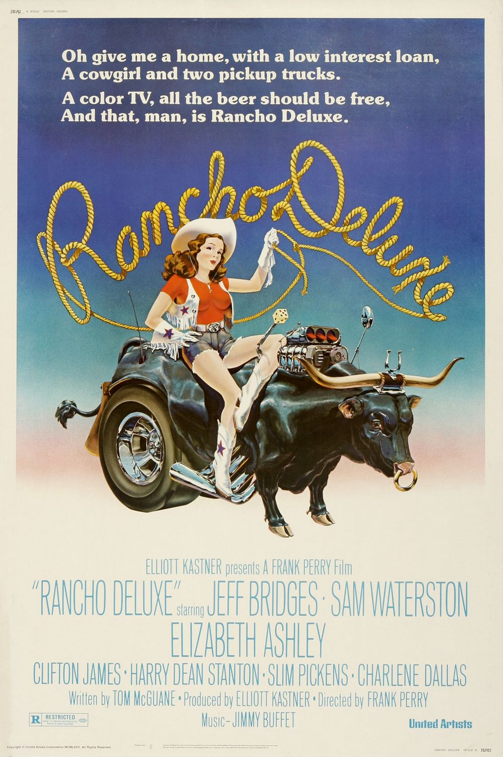 Extra Large Movie Poster Image for Rancho Deluxe (#1 of 2)