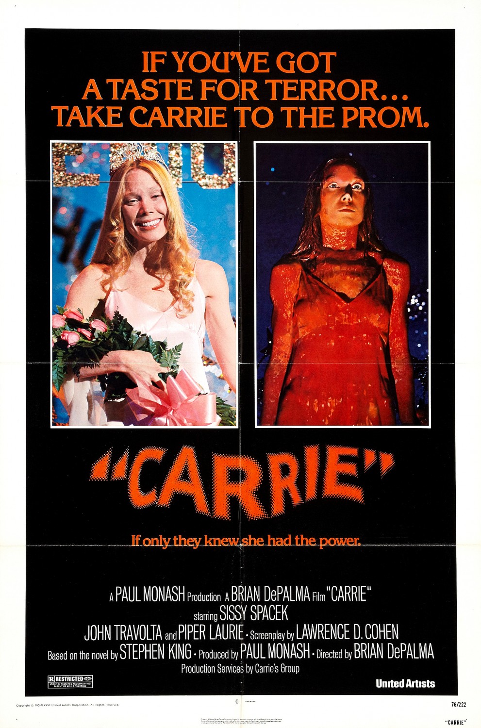 Extra Large Movie Poster Image for Carrie 