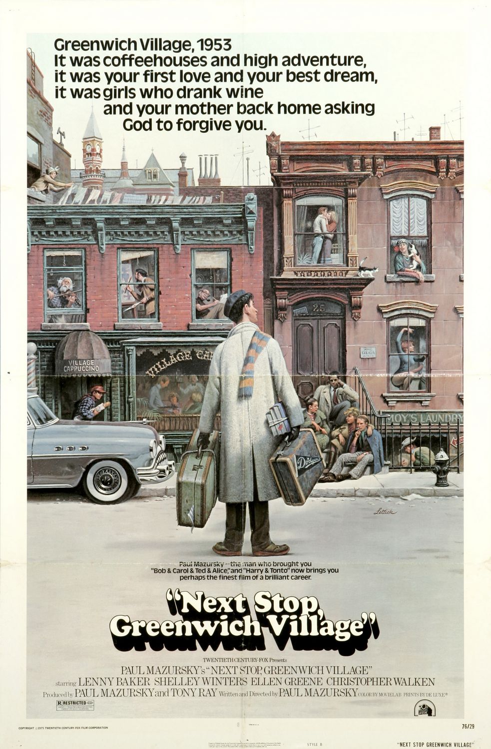 Extra Large Movie Poster Image for Next Stop, Greenwich Village 