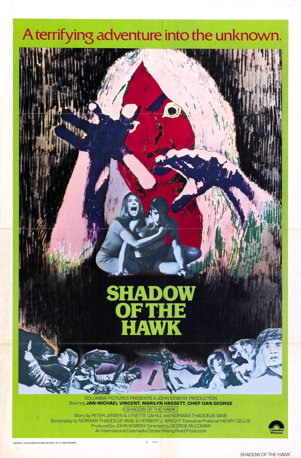 Extra Large Movie Poster Image for Shadow of the Hawk (#1 of 2)