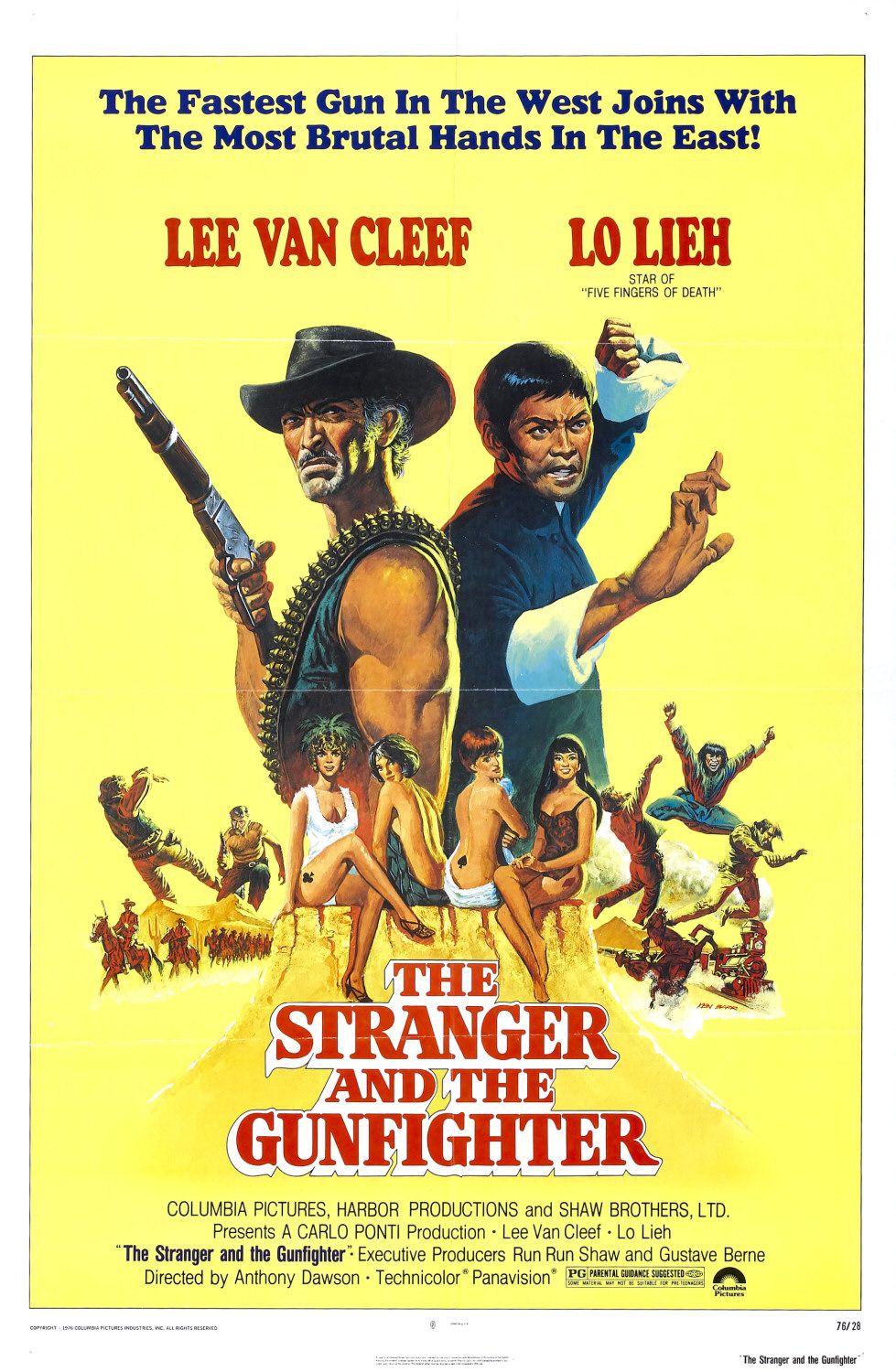 Extra Large Movie Poster Image for The Stranger and the Gunfighter 