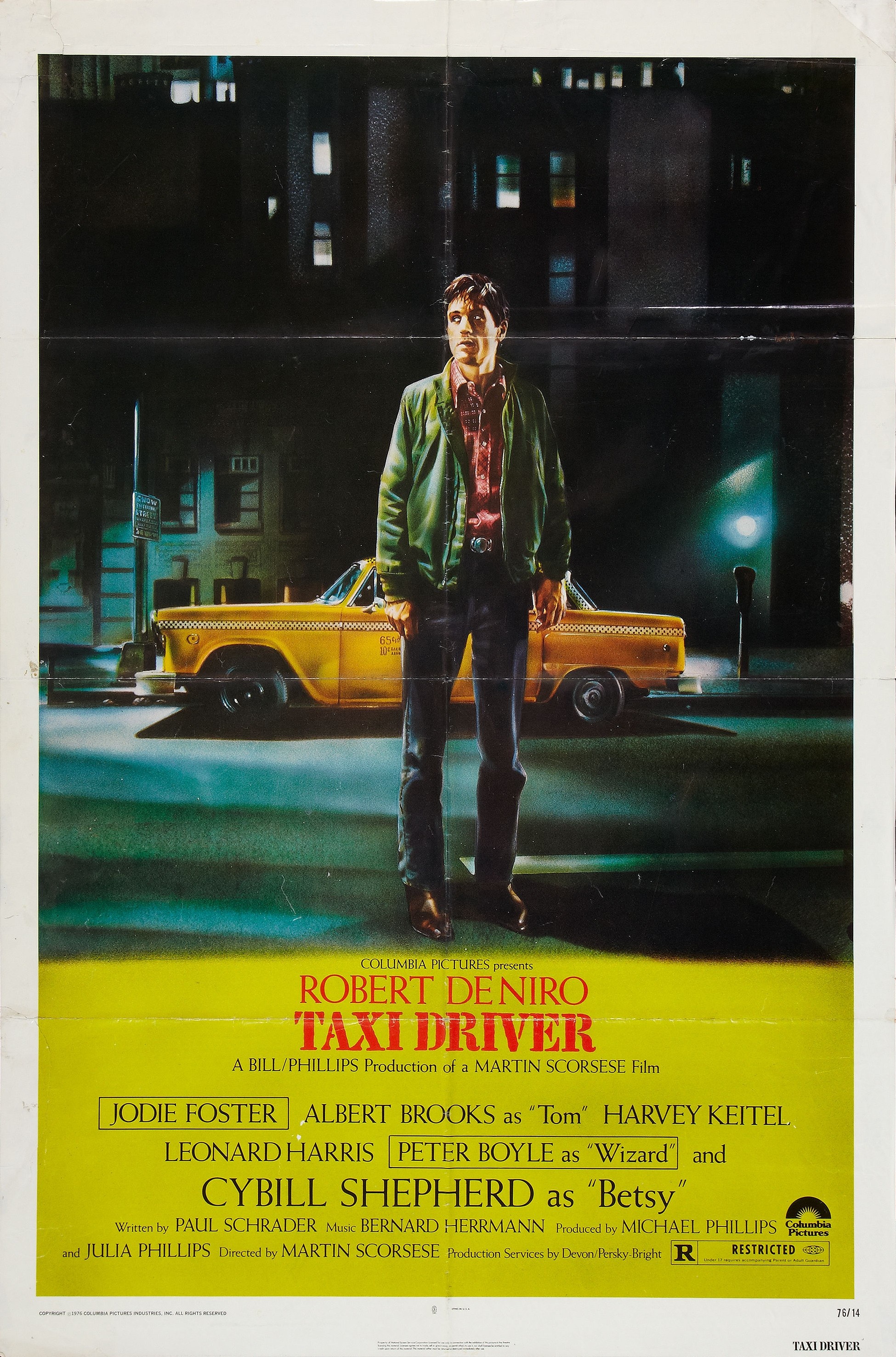 Mega Sized Movie Poster Image for Taxi Driver (#1 of 5)