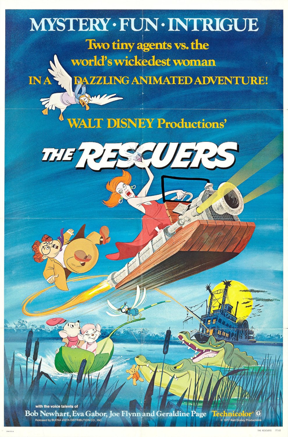 Extra Large Movie Poster Image for The Rescuers (#1 of 5)
