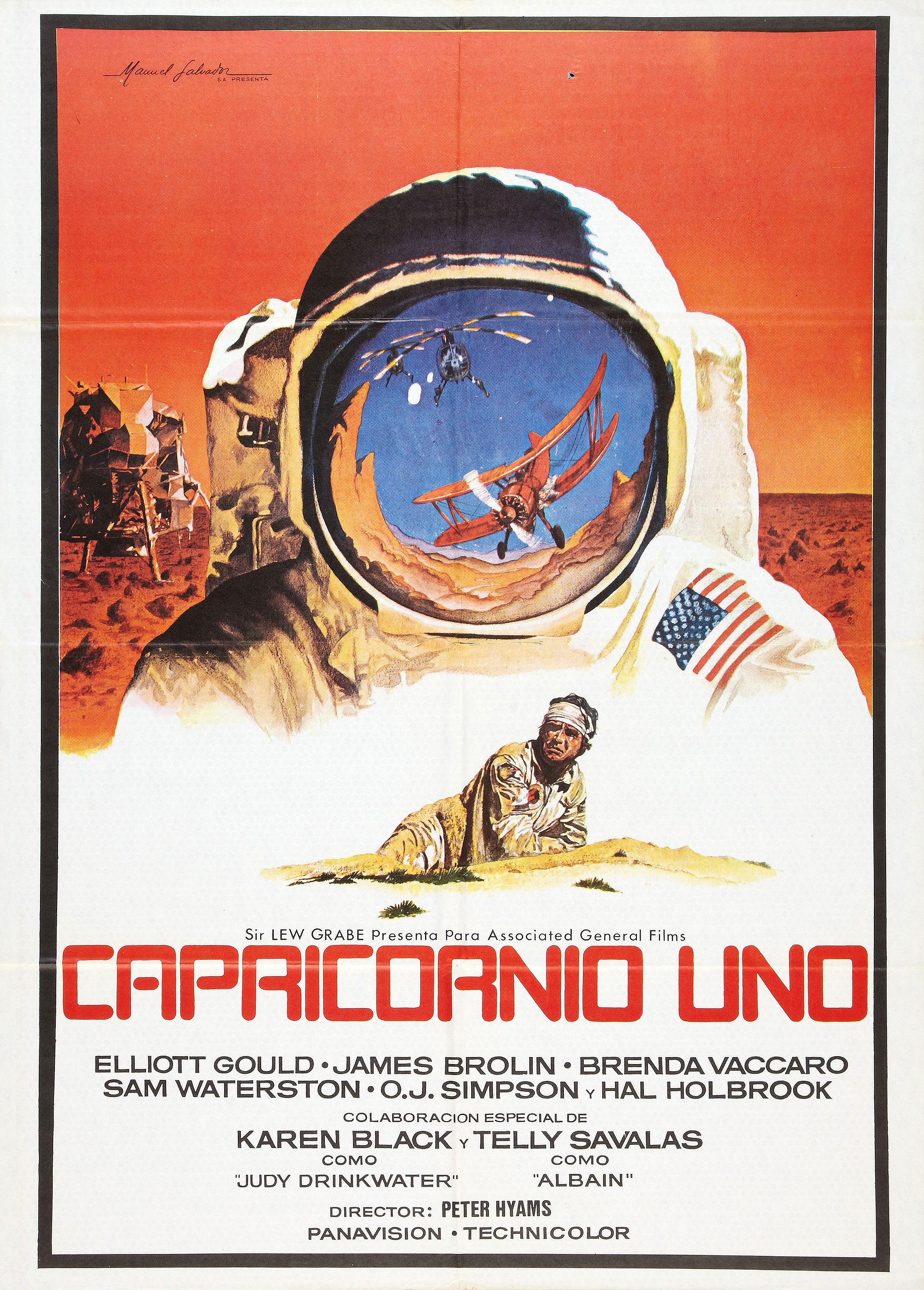 Mega Sized Movie Poster Image for Capricorn One (#3 of 3)