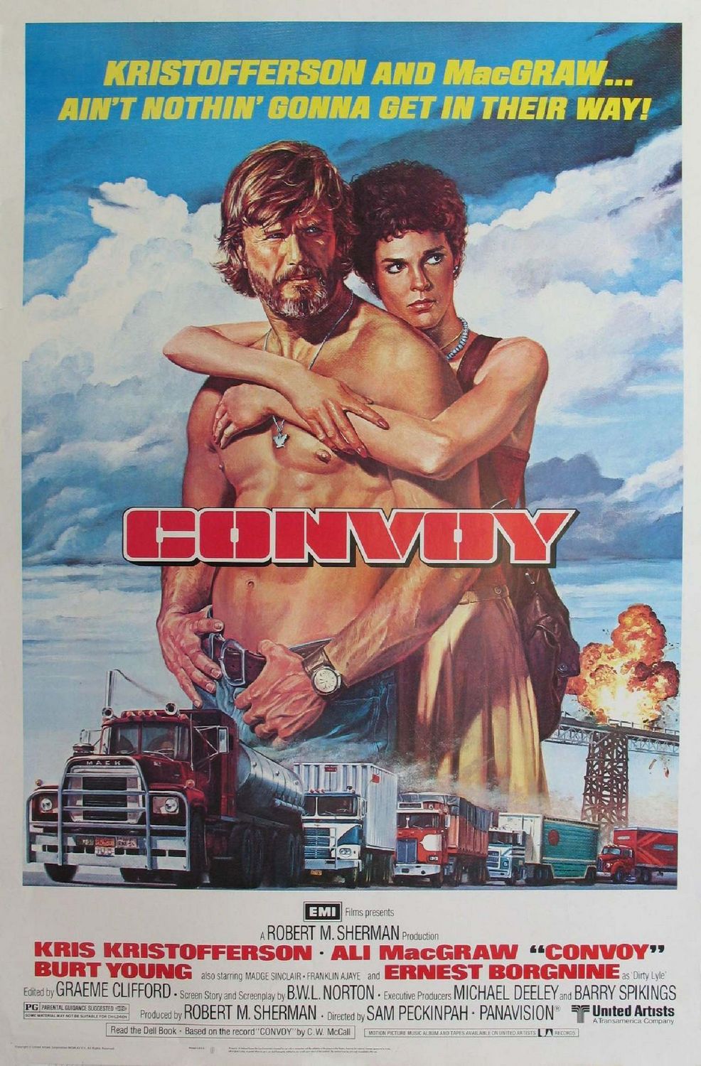 Extra Large Movie Poster Image for Convoy (#1 of 3)