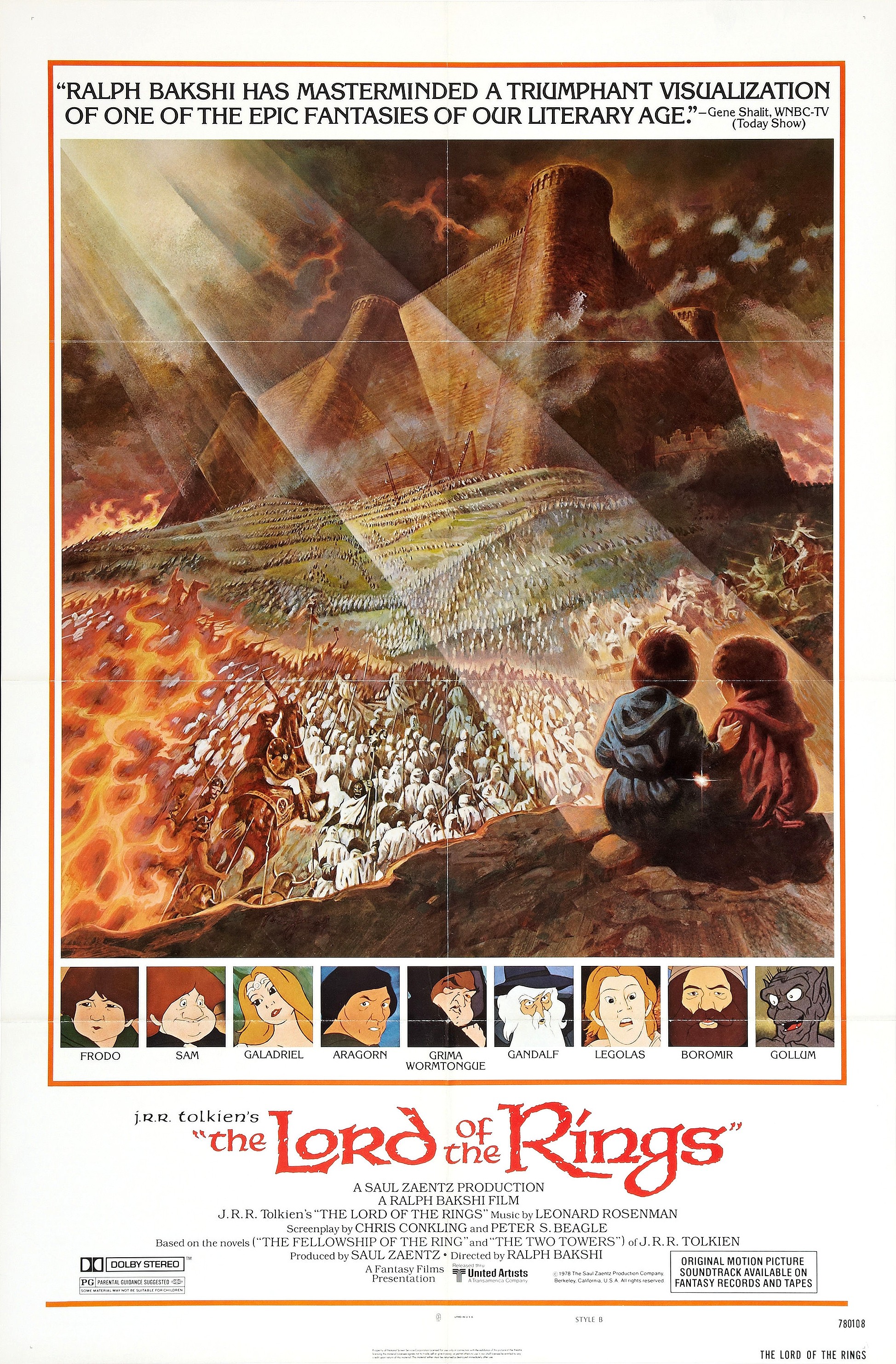 Mega Sized Movie Poster Image for The Lord of the Rings (#2 of 2)