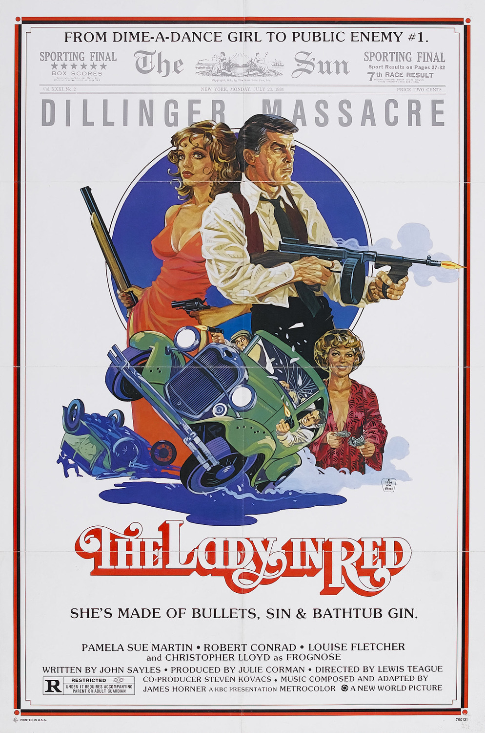 Extra Large Movie Poster Image for The Lady in Red 