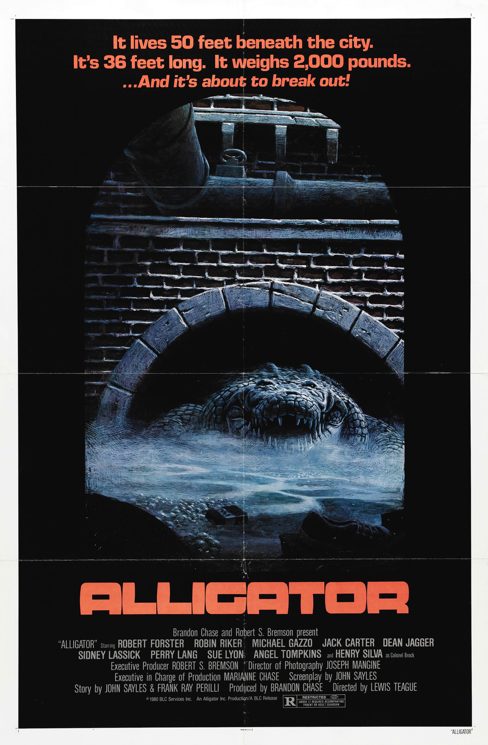 Extra Large Movie Poster Image for Alligator (#1 of 4)