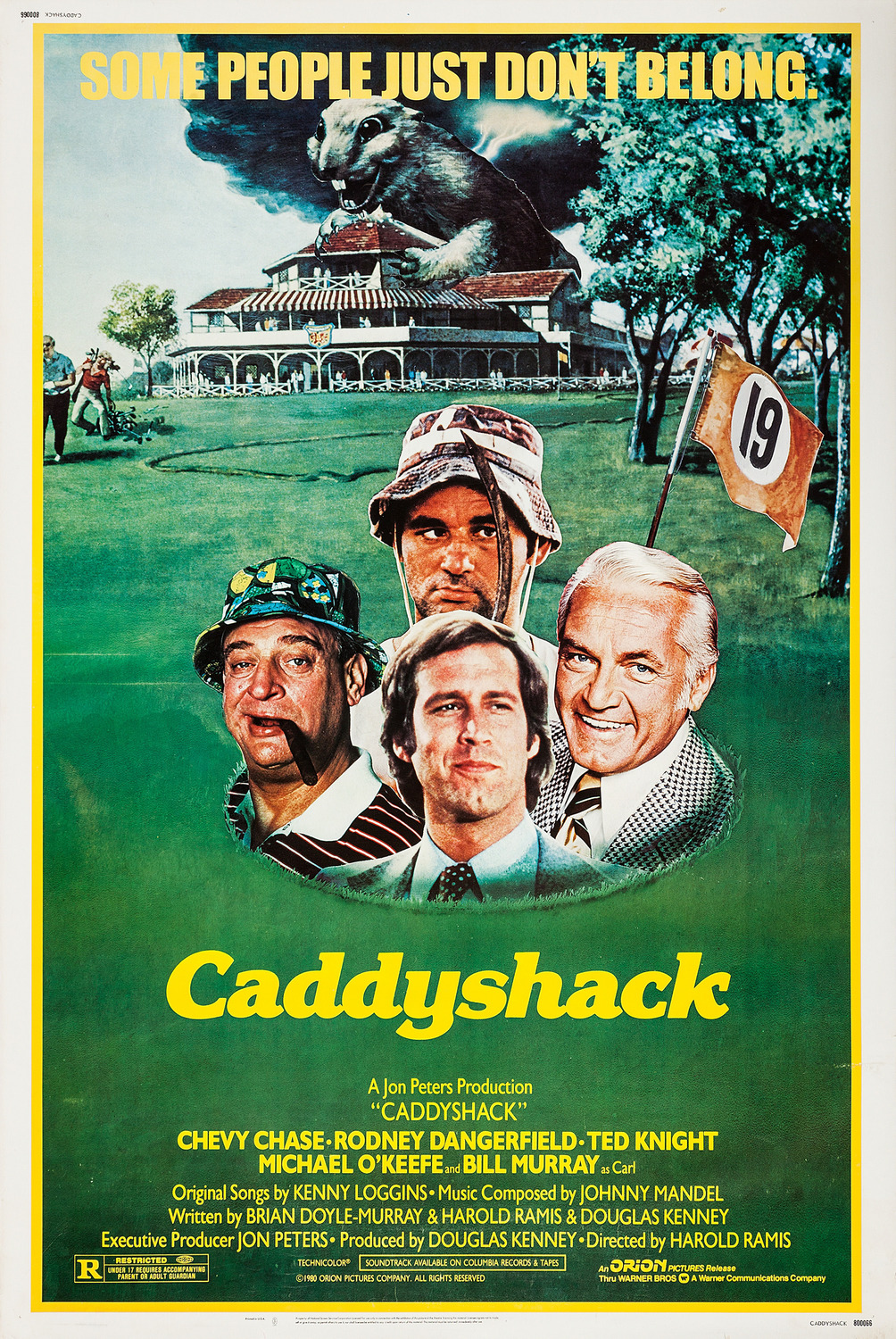 Extra Large Movie Poster Image for Caddyshack (#2 of 3)