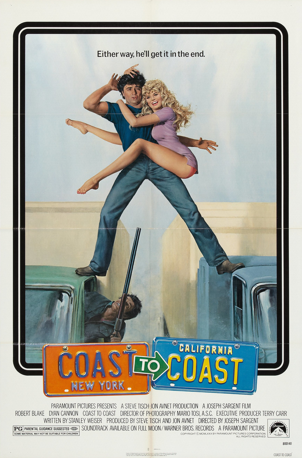 Extra Large Movie Poster Image for Coast to Coast 