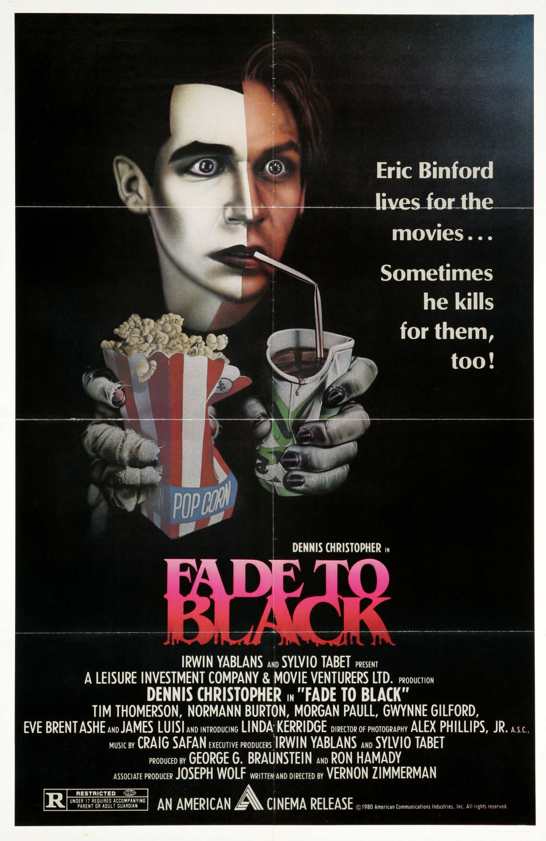 Mega Sized Movie Poster Image for Fade to Black (#2 of 2)