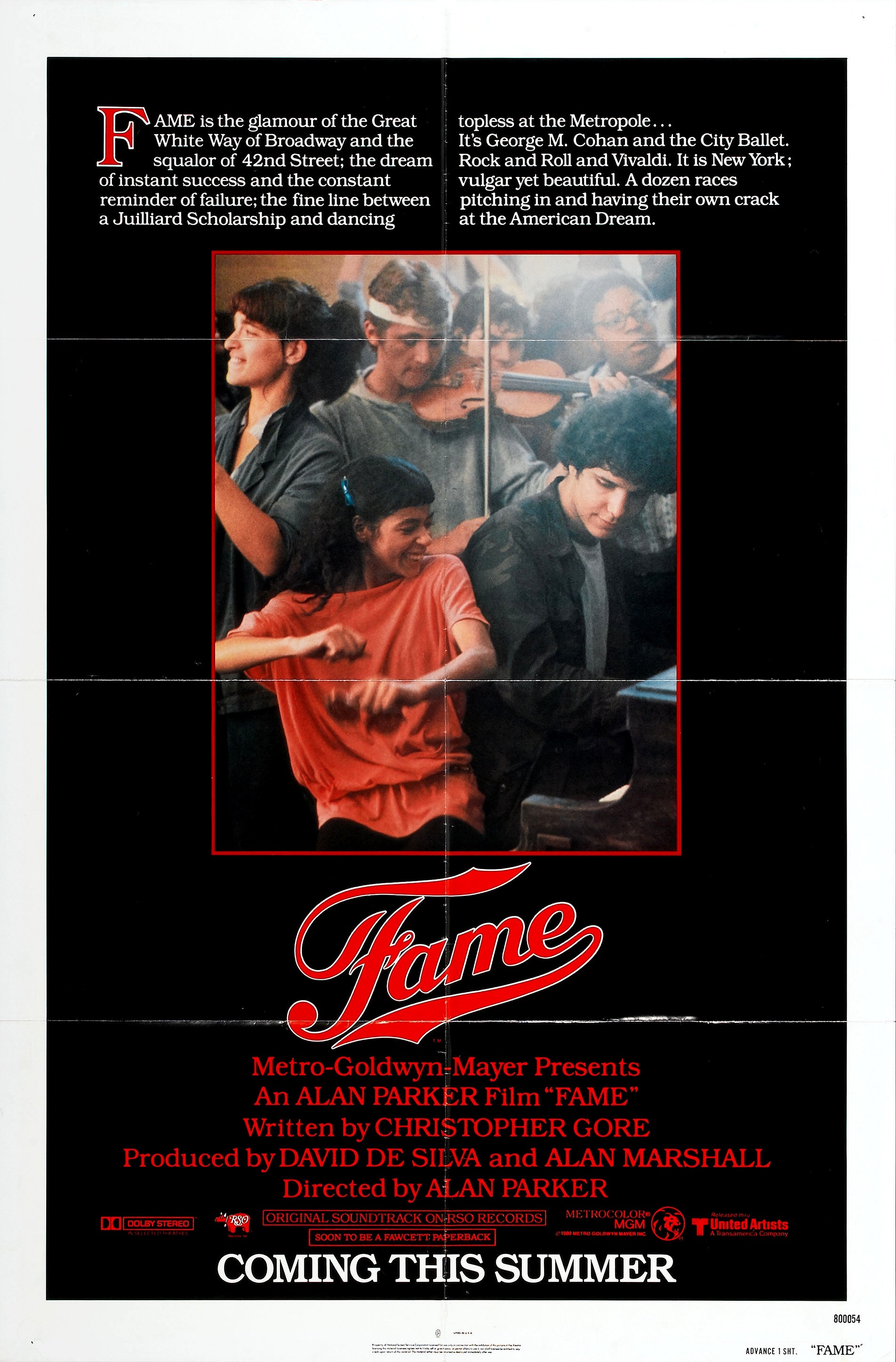 Fame (1 of 3) Mega Sized Movie Poster Image IMP Awards