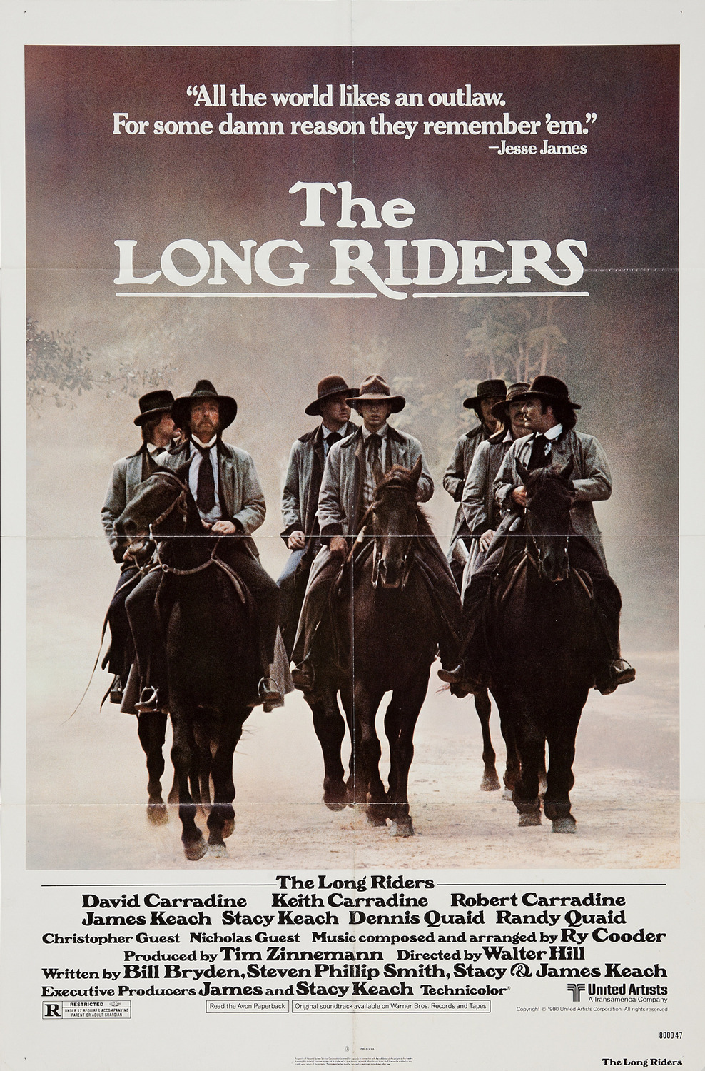 Extra Large Movie Poster Image for The Long Riders (#3 of 4)