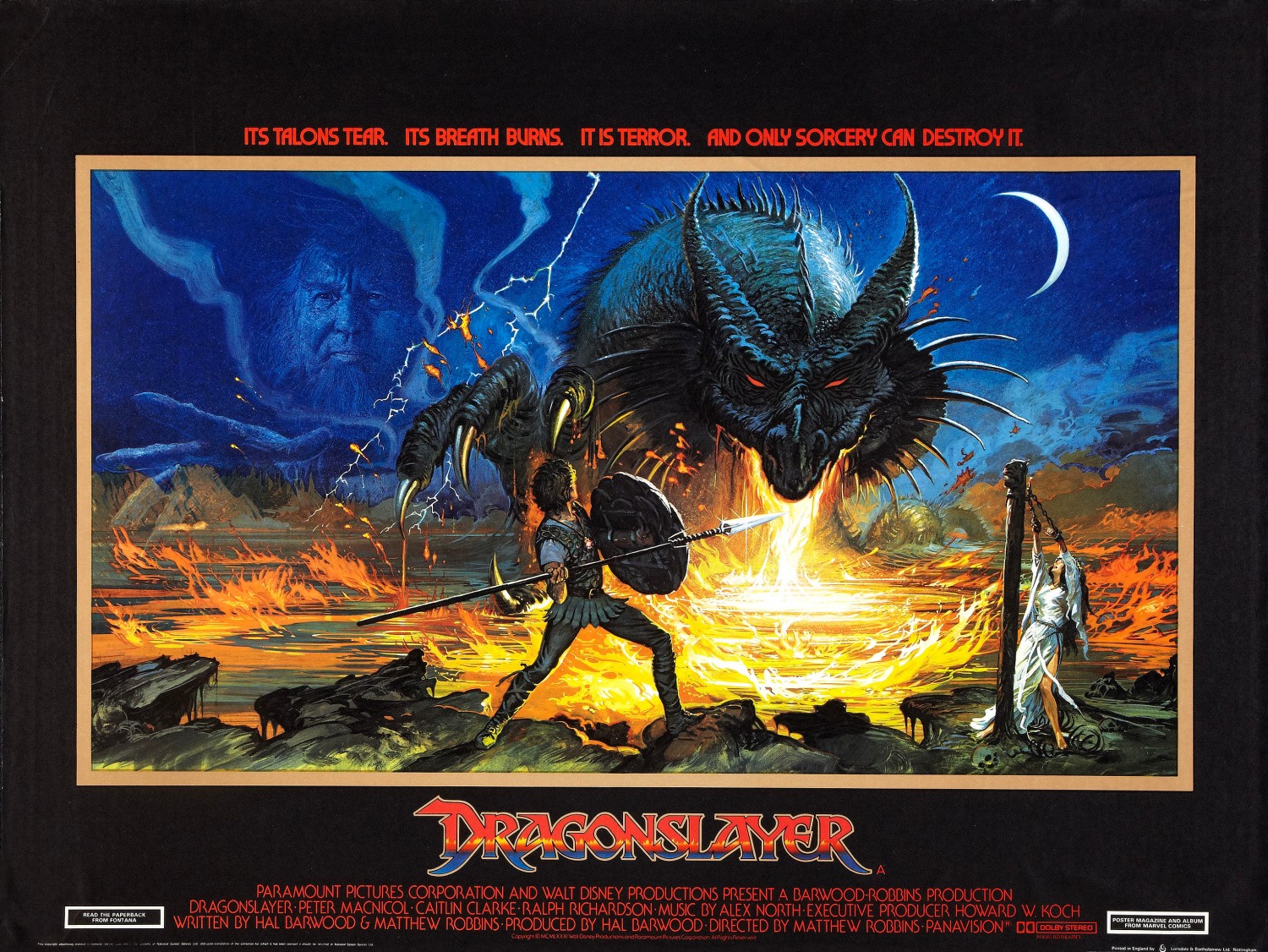 Extra Large Movie Poster Image for Dragonslayer (#4 of 5)