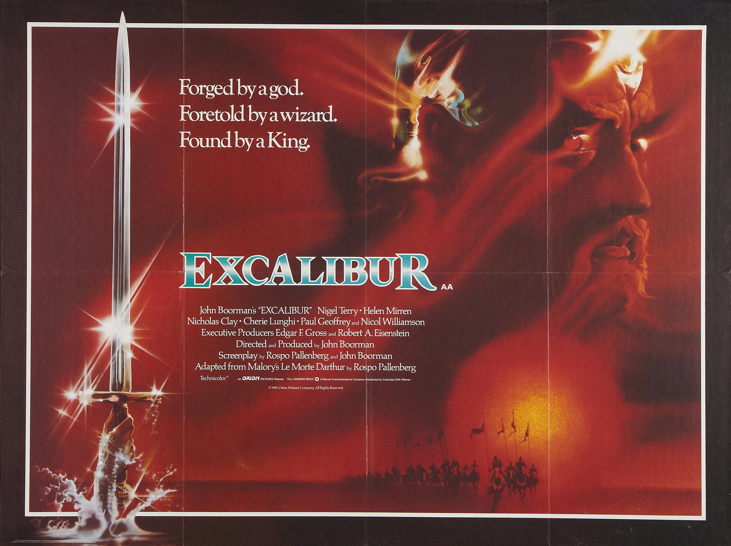 Extra Large Movie Poster Image for Excalibur (#3 of 5)
