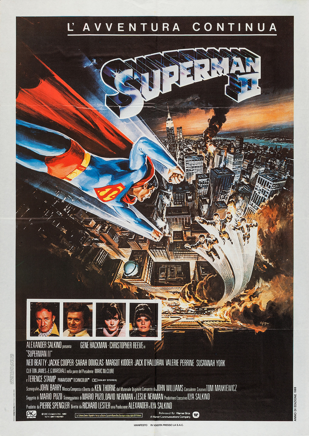 Extra Large Movie Poster Image for Superman II (#2 of 6)