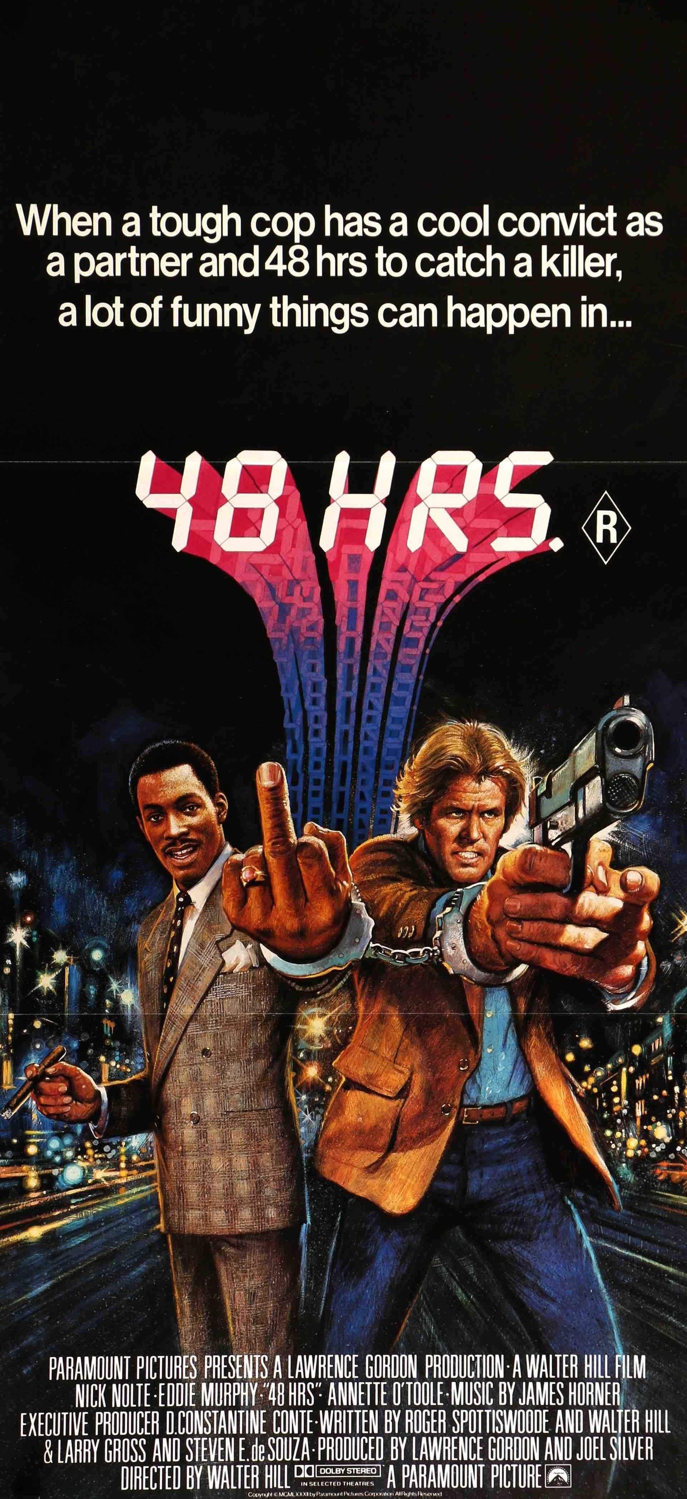 Mega Sized Movie Poster Image for 48 Hrs. (#2 of 2)