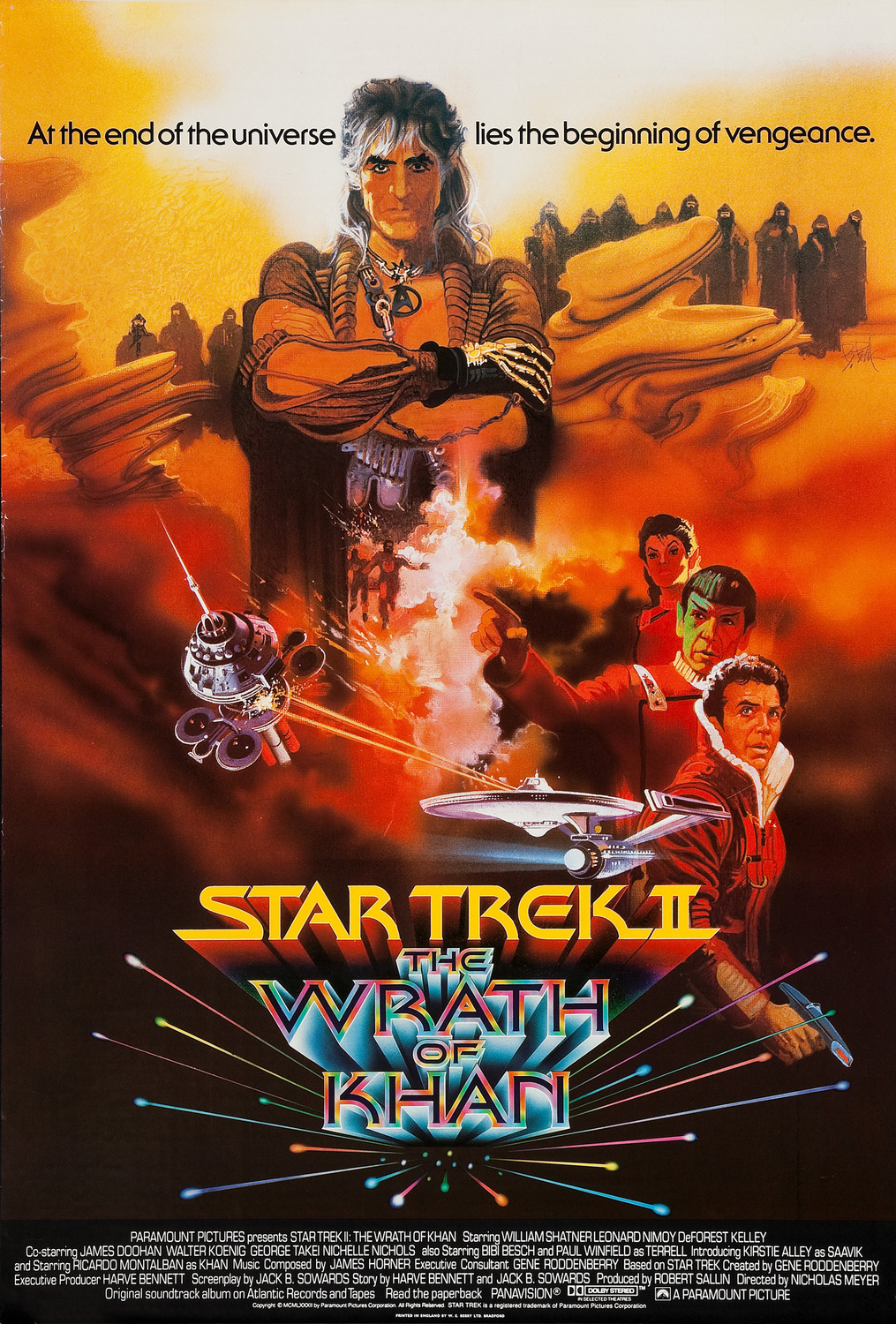 Extra Large Movie Poster Image for Star Trek II: The Wrath of Khan (#2 of 2)