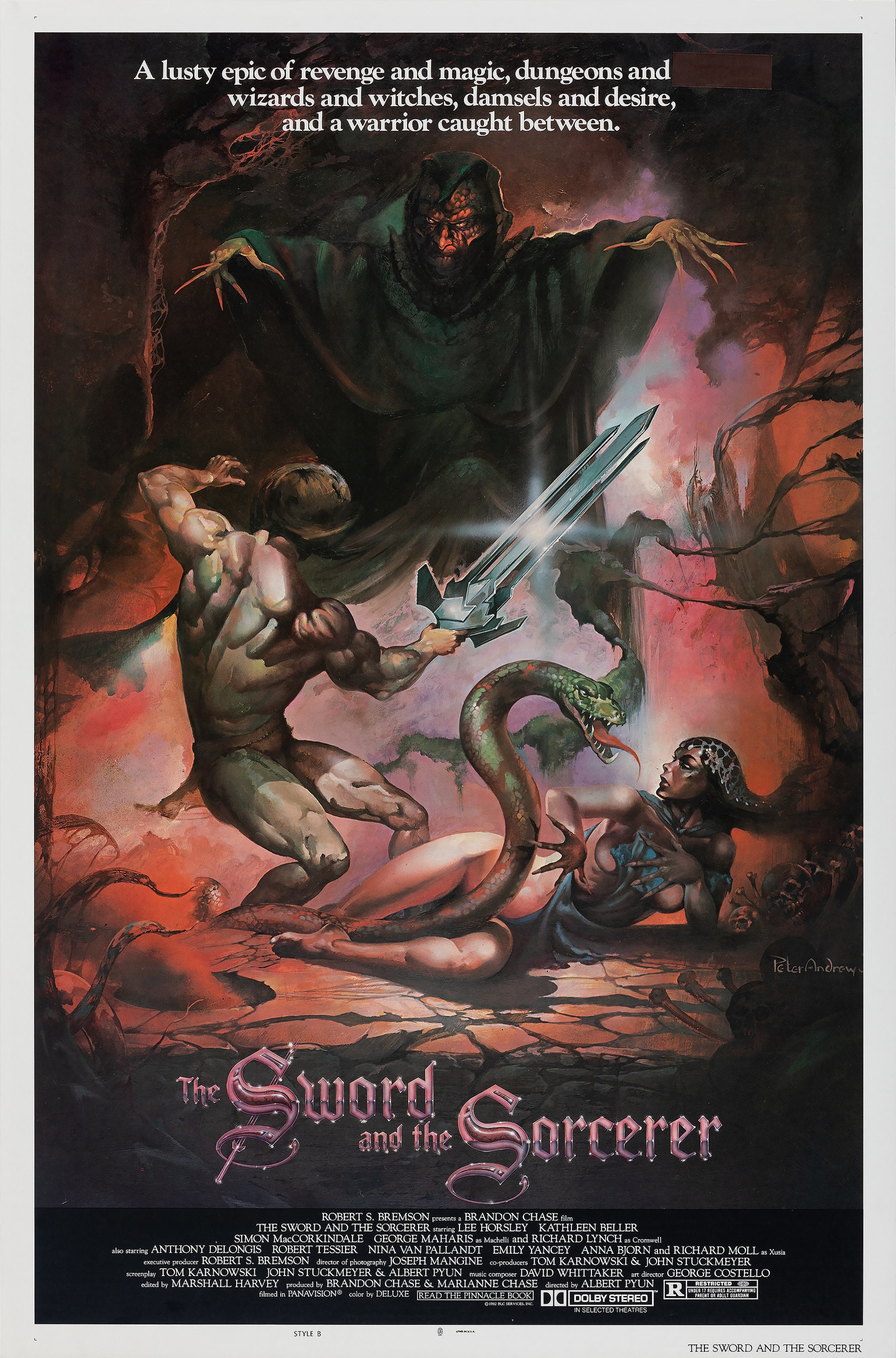 Mega Sized Movie Poster Image for The Sword and the Sorcerer (#2 of 3)