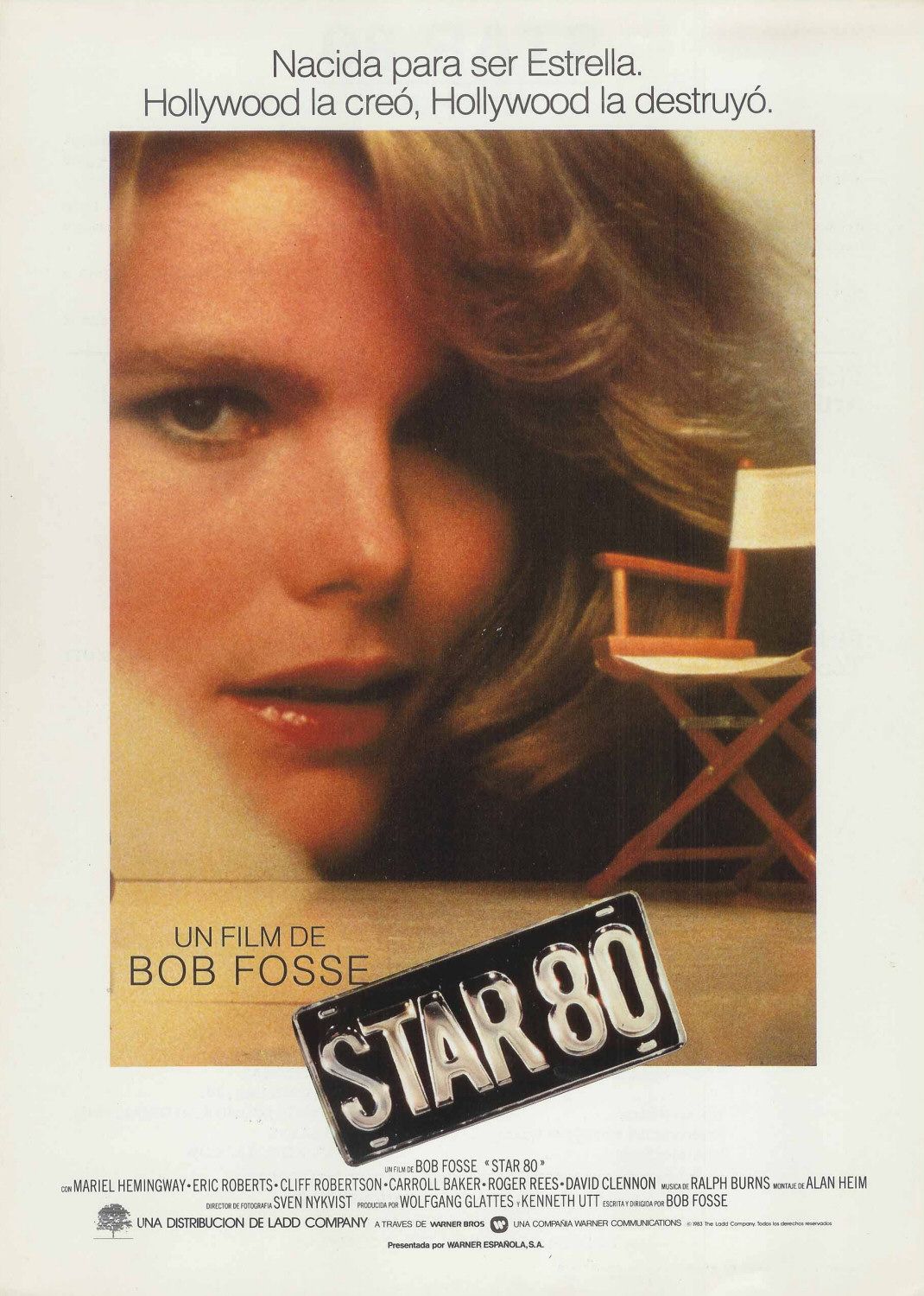 Extra Large Movie Poster Image for Star 80 (#2 of 3)