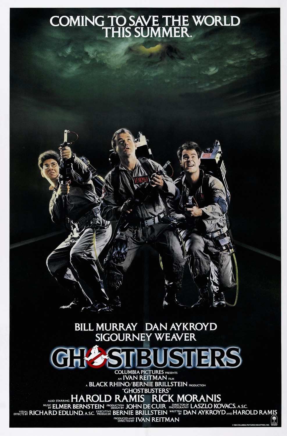 Extra Large Movie Poster Image for Ghostbusters (#3 of 9)