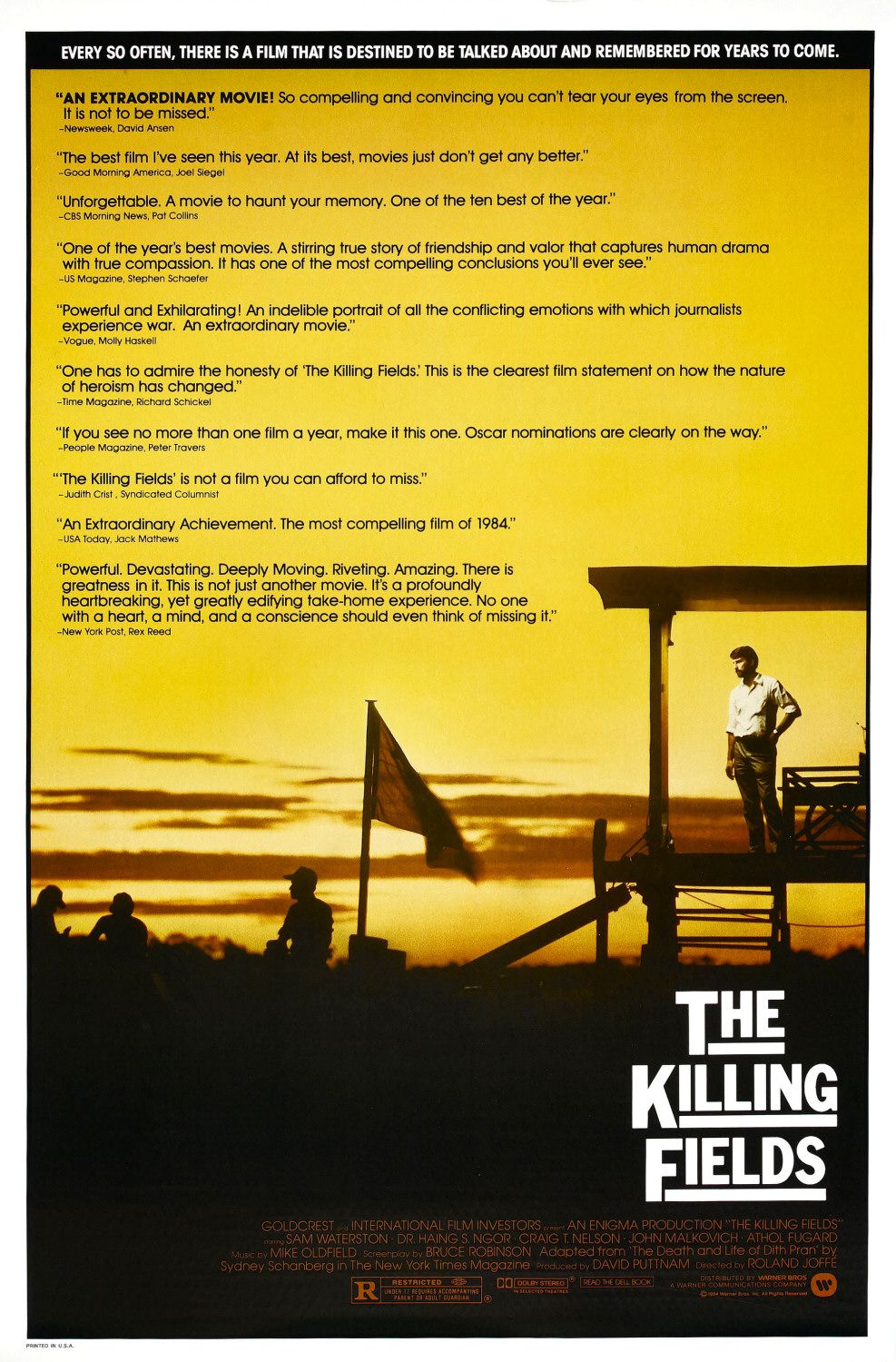 Extra Large Movie Poster Image for The Killing Fields (#2 of 2)