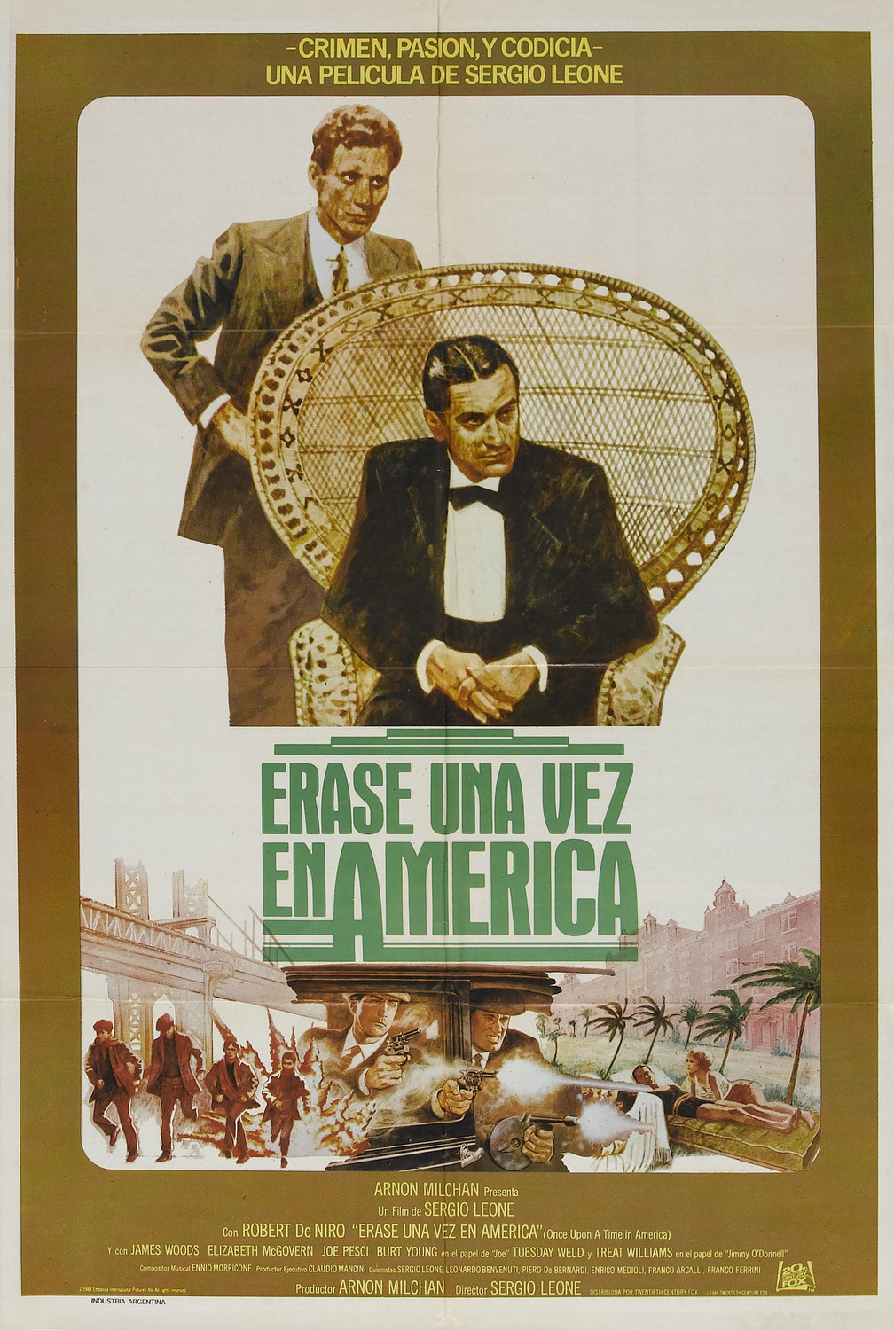Extra Large Movie Poster Image for Once Upon a Time in America (#3 of 6)