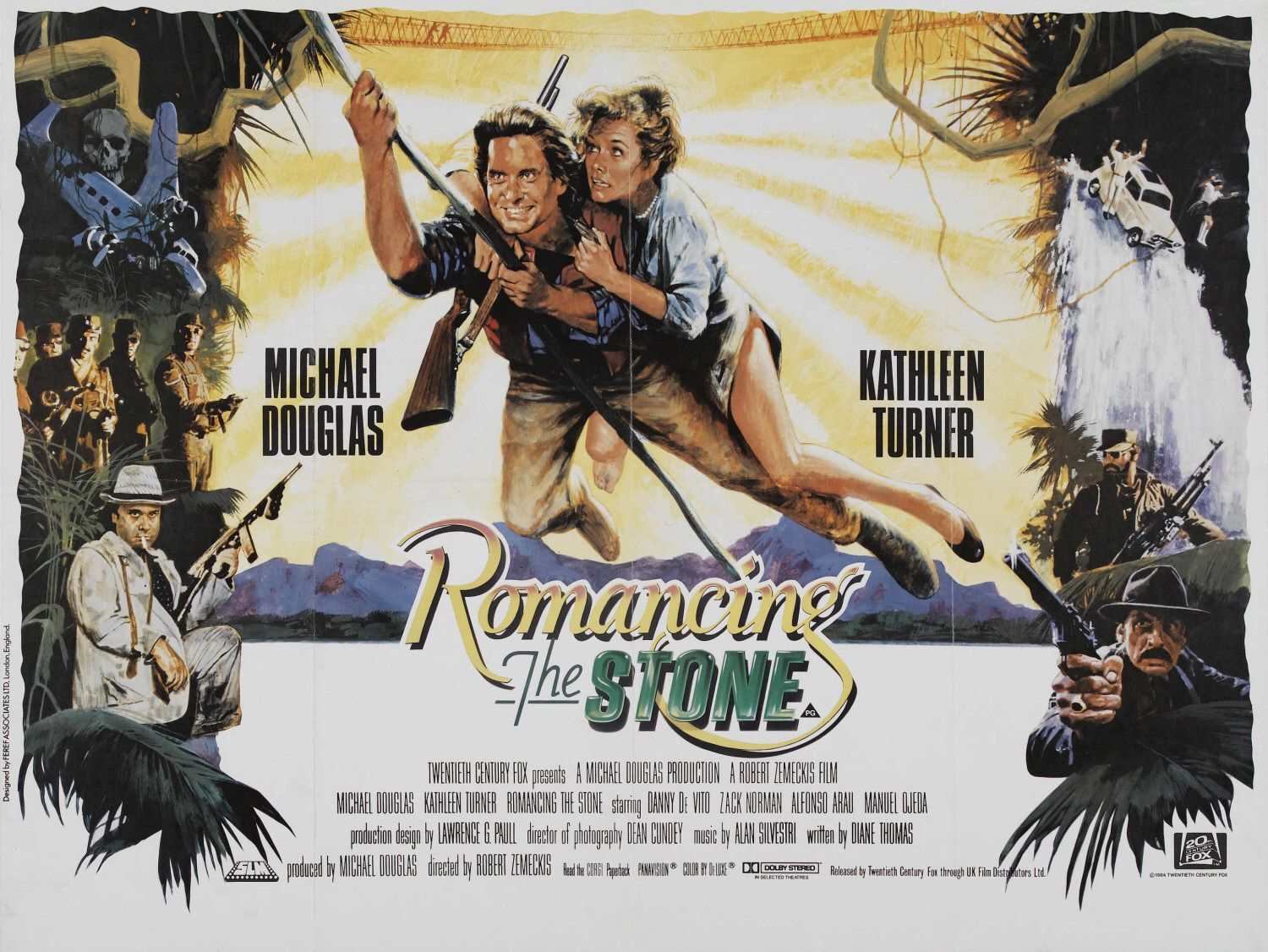 Extra Large Movie Poster Image for Romancing the Stone (#2 of 3)