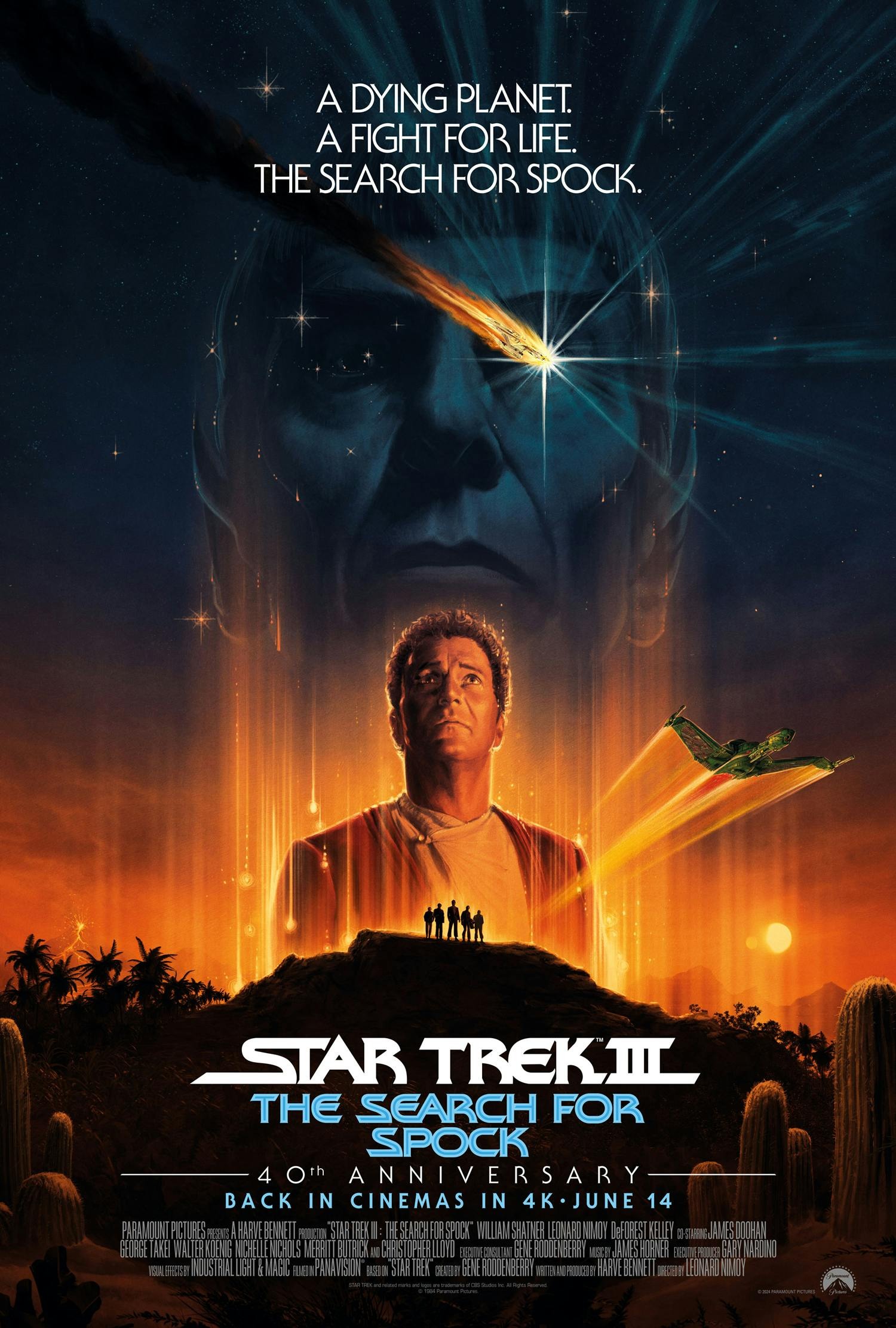 Mega Sized Movie Poster Image for Star Trek III: The Search for Spock (#3 of 3)